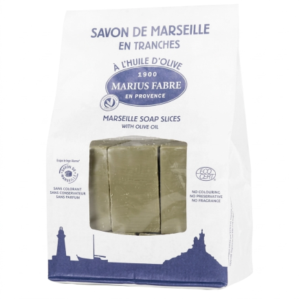 Sabonete de Marselha verde cru - 5 x 200g