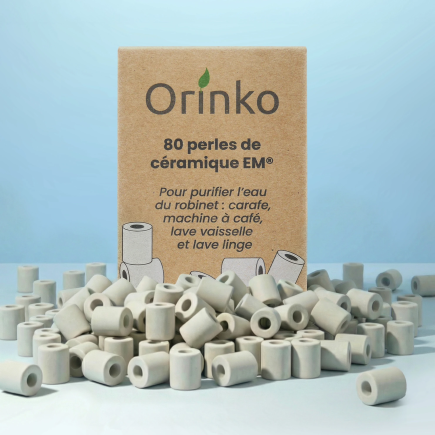 80 Grey EM® Ceramic Beads – Water Purifier & Limescale Remover | Salle d’ô