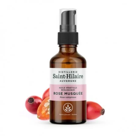 salle d'ô - Huile végétale - rose musquée - 50ml - Bio