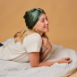 Turban Pure Soie (Vert sauge)
