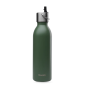 Insulated bottle with sports cap – Khaki – 600ml