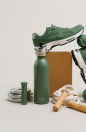 Insulated bottle with sports cap – Khaki – 600ml