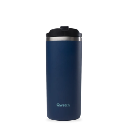 Qwetch Midnight Blue 470ml Stainless Steel Insulated Travel Mug | Salle d'ô