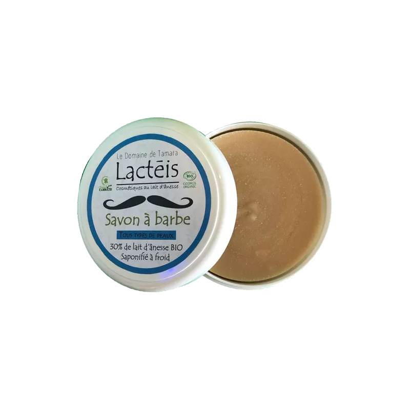 Shaving soap - 30% organic donkey milk - 120g