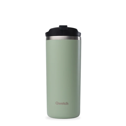 Tazza da viaggio isotermica in acciaio inossidabile - Verde tiglio - 470 ml