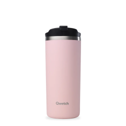 Qwetch 470ml Pastel Pink Stainless Steel Insulated Travel Mug | Salle d’ô