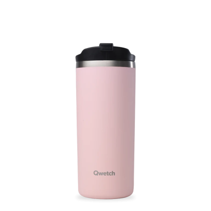 Qwetch 470ml Pastel Pink Stainless Steel Insulated Travel Mug | Salle d’ô