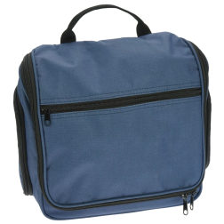 Borsa da toilette blu in tessuto Oxford da appendere - Salle d’ô