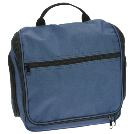 Borsa da toilette blu in tessuto Oxford da appendere - Salle d’ô
