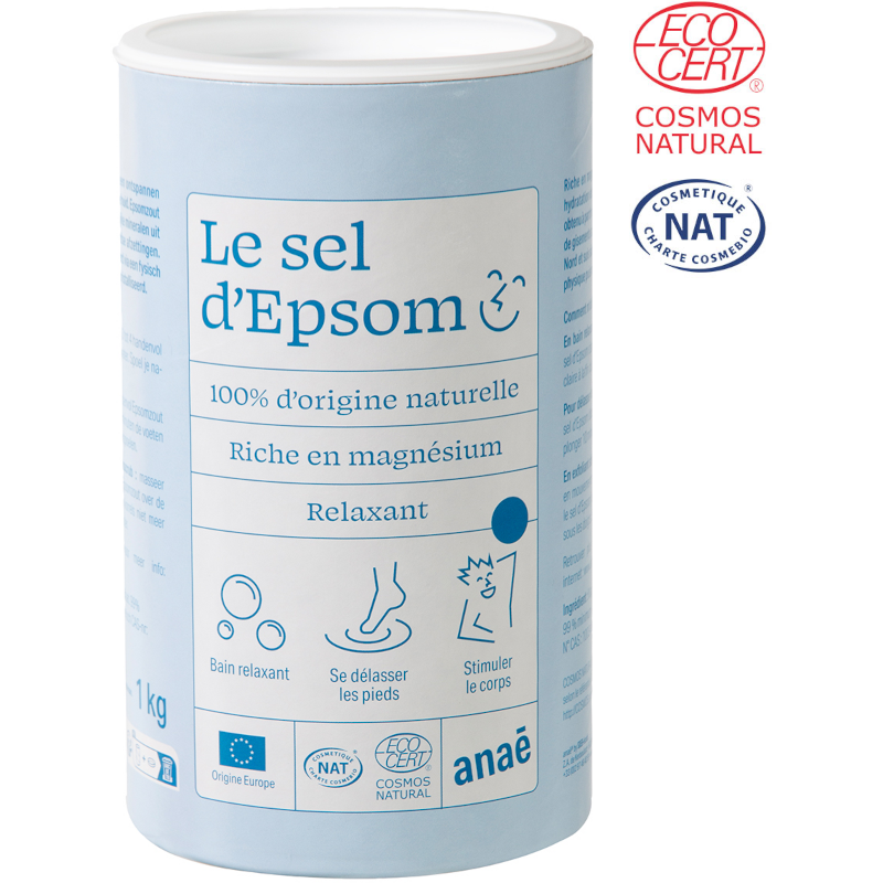 Epsom salt 1kg in a tube