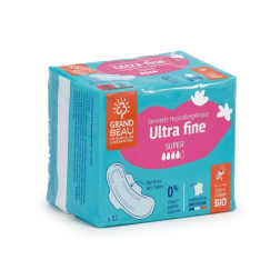 Lot 12 Serviettes Hygiéniques Ultra Super OEKO-TEX | Salle d'ô