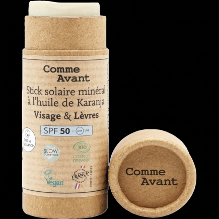 Crema solare solida SPF50 con olio di Karanja - 20 g