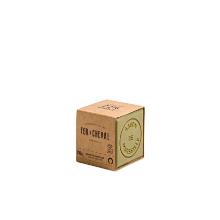 salle d'ô - Savon de Marseille à l'huile d'olive - 100g - Fer à cheval
