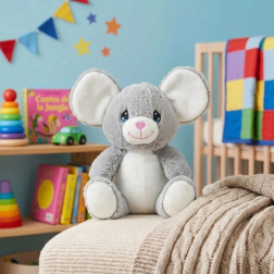 Bolsa de agua caliente seca de peluche ratón apta para microondas | la boutique salle d'ô