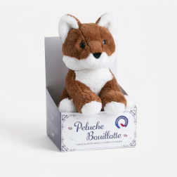 Bolsa de água quente seca de peluche raposa, para micro-ondas | a loja Salle d’Ô