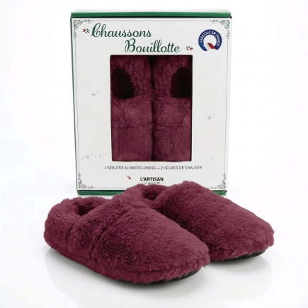 plum dry hot-water bottle slippers – L’Artisan du Bien-Être | Salle d’ô