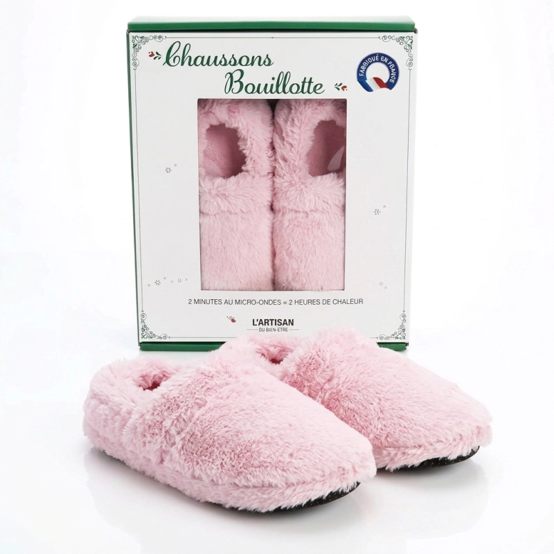 Pantofole scaldino - rosa