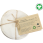 Set of 5 double-sided washable makeup remover pads