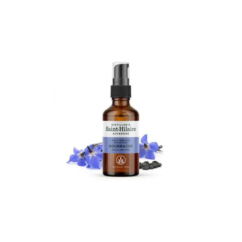 Vegetable Oil - Borage - 50ml - Organic Vegetable Oil - Borage - 50ml - Organic