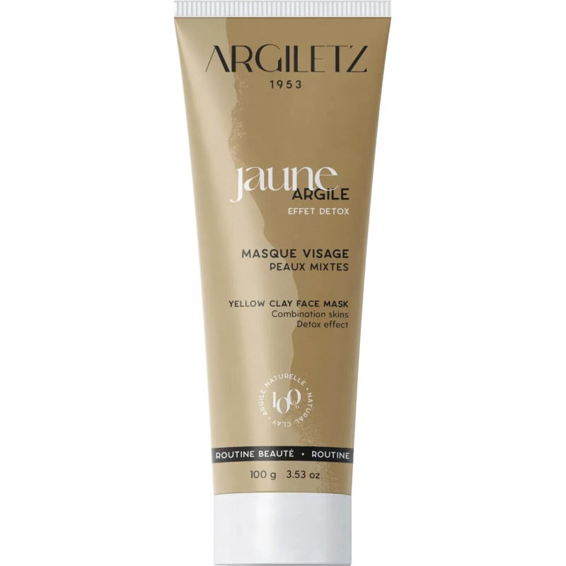 Tube mask: ready-to-use yellow clay - 100g Tube mask: ready-to-use yellow clay - 100g