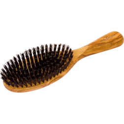 salle d'ô - Brosse à cheveux en Olivier - Soie de sanglier