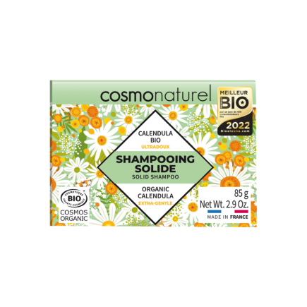 salle d'ô - Shampooing solide ultra doux calendula bio - 85g - cosmo naturel