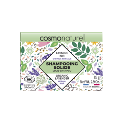 salle d'ô - Shampooing solide cheveux normaux lavande bio - 85g - cosmo naturel