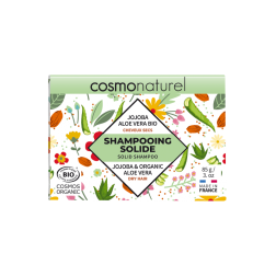 salle d'ô - Shampooing solide cheveux secs jojoba aloe vera - 85g - cosmo naturel