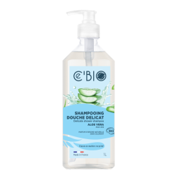 salle d'ô - Shampooing douche aloe vera - 1L - ce'bio
