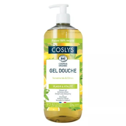 salle d'ô - Gel douche verveine bio et citron - 1L - Pompe