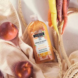 salle d'ô - Creme de douche hydratante pêche-carotte 250ml