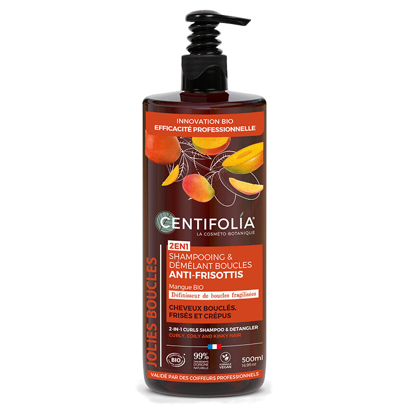 2-in-1 Curl Shampoo & Conditioner - for curly, frizzy and coily hair - 500ml