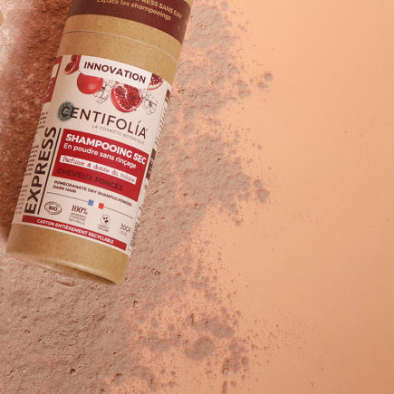 salle d'ô - Shampoing sec sans rinçage cheveux foncés - grenade - 30g