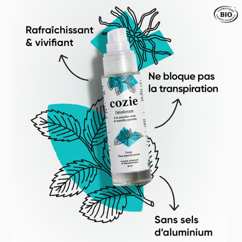 Spearmint and Peppermint Deodorant - 50ml Spearmint and Peppermint Deodorant - 50ml