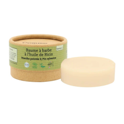 salle d'ô - Baume à Barbe à l'huile de Ricin - Menthe pin - 40g