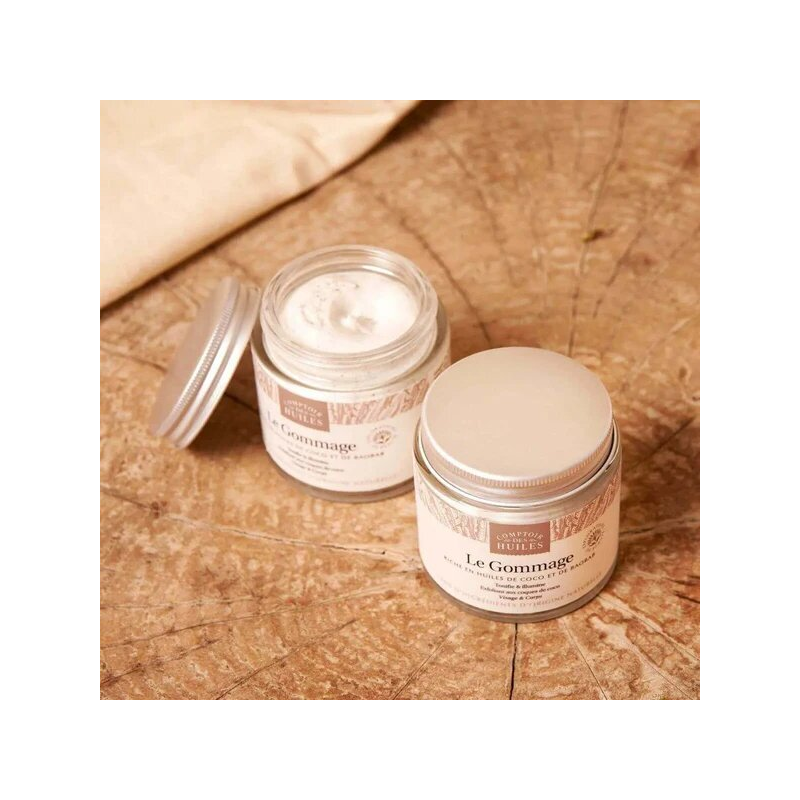 Face and body scrub - Coconut and baobab - 100ml
