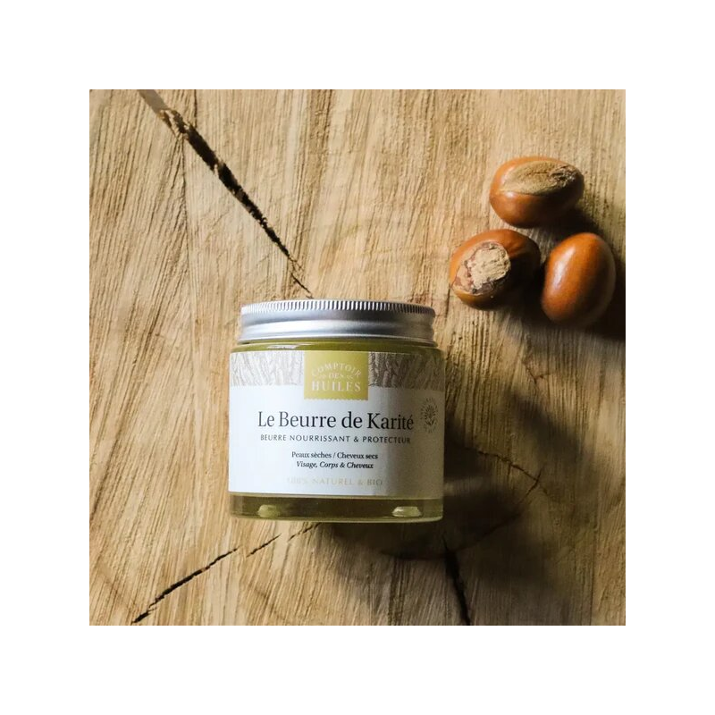 Vegetable oil - Shea butter - 100ml - Organic Vegetable oil - Shea butter - 100ml - Organic