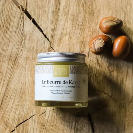 salle d'ô - Huile végétale - Beurre de karité - 100ml - Bio
