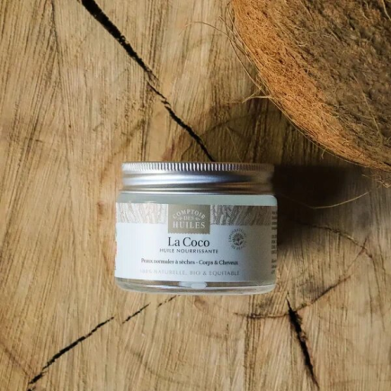 salle d'ô - Huile végétale - Coco - 50ml - Bio