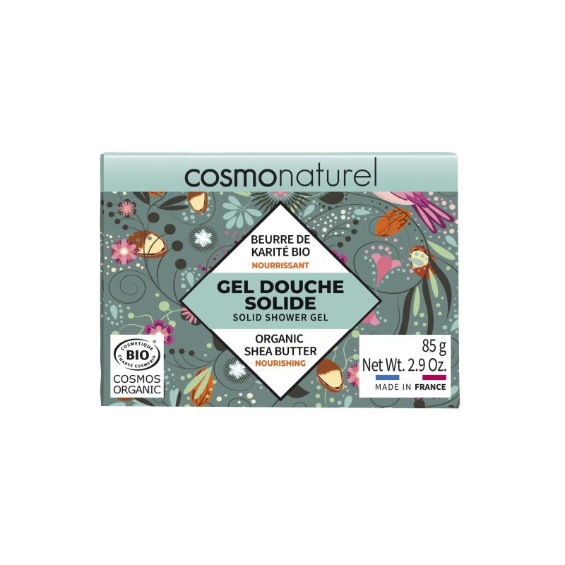 Nourishing solid shower gel - organic shea butter - 85g