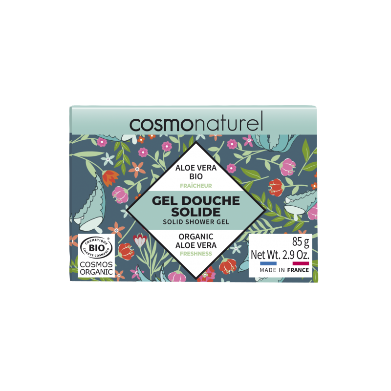 Gel douche solide Fraîcheur - Aloe vera bio - 85g
