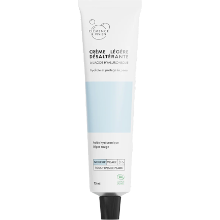 salle d'ô - Crème légère désaltérante à l'acide hyaluronique - 75ml