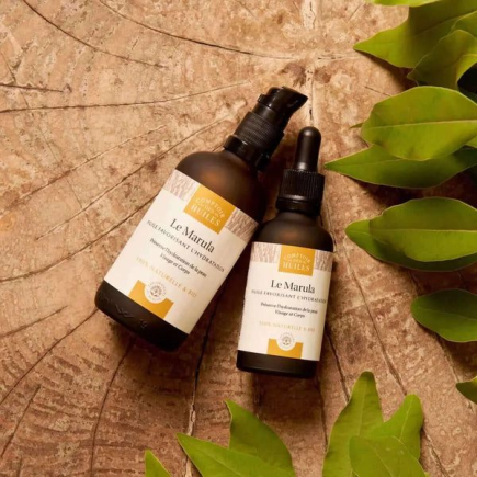 salle d'ô - Huile végétale - Marula BIO - Favorisant l'Hydratation - 50ml