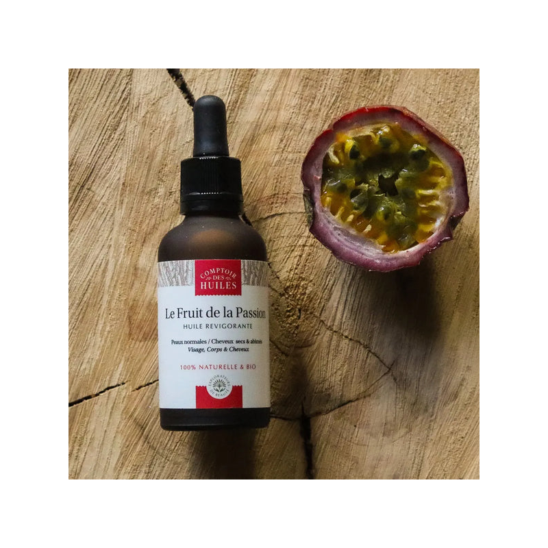 Huile végétale - Fruit de la Passion BIO - Revigorante - 50ml