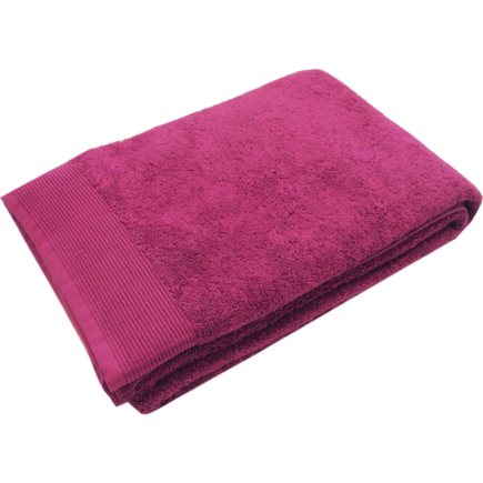 salle d'ô - Drap de bain UNI Cyclamen 100cmx150cm