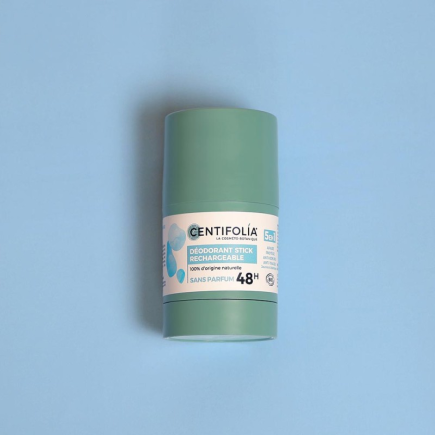 salle d'ô - Déodorant stick rechargeable 48h - Sans parfum - 50g