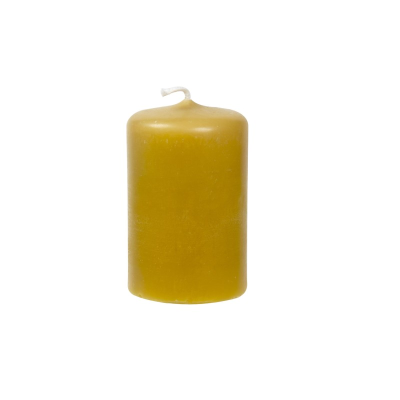 Zylinderkerze aus 100 % Bienenwachs – 5,5 x 8 cm