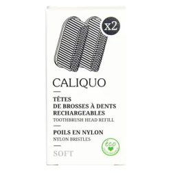 salle d'ô - Lot de 2 têtes de brosse à dents rechargeable souple