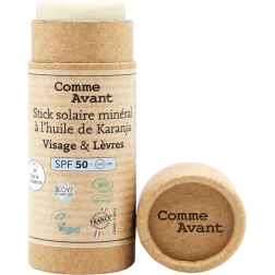 salle d'ô - Crème solaire solide SPF50 à l'huile de Karanja - 20g