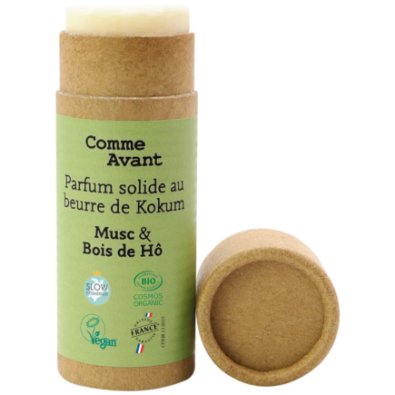 salle d'ô - Parfum solide au beurre de Kokum - Musc bois de Hô - 20g